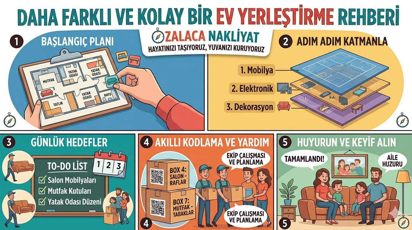 Taşındıktan Sonra Ev Yerleştirme Rehberi